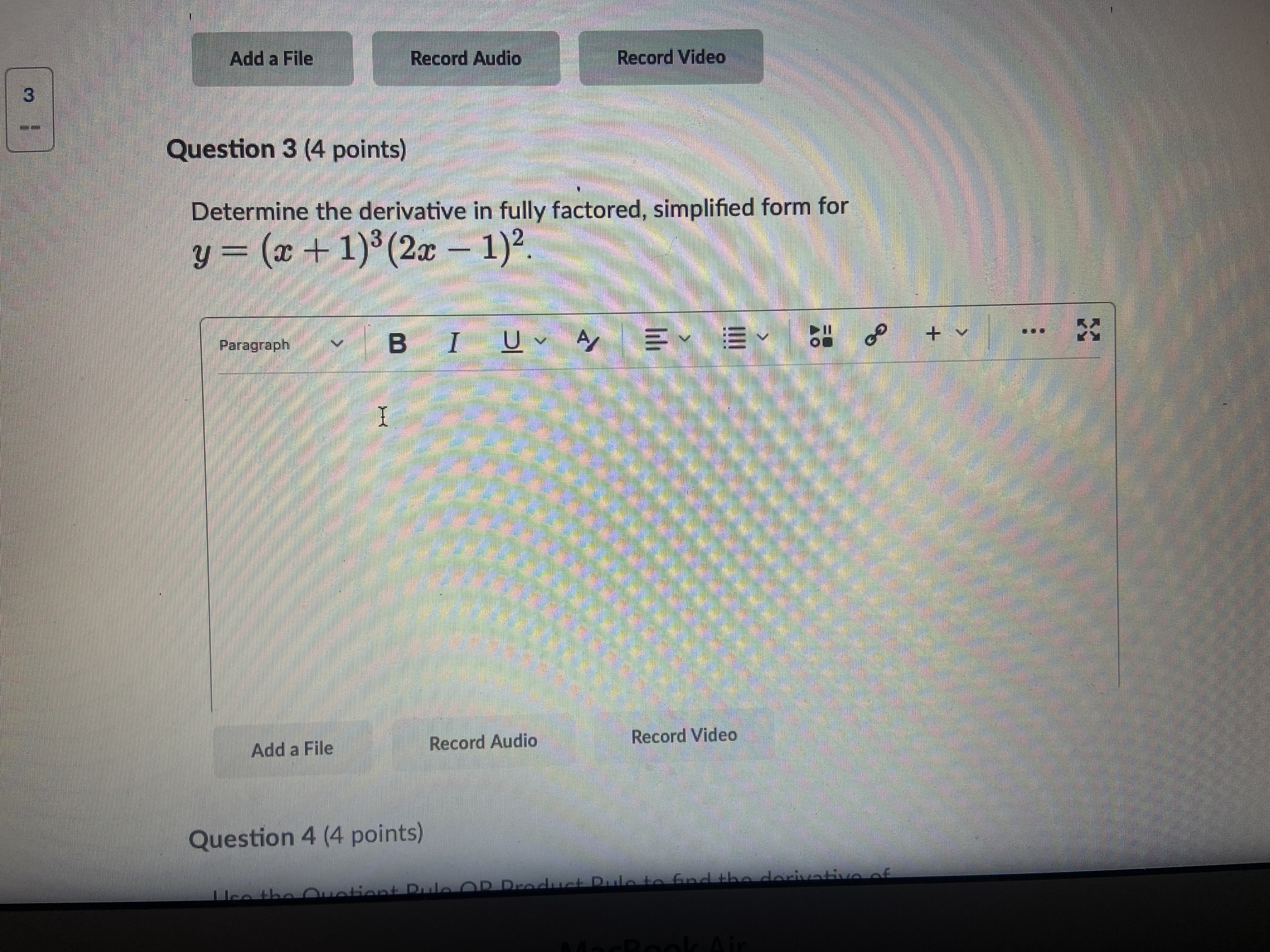Answer these. in TYPING FORM. not writing form. type it Add a