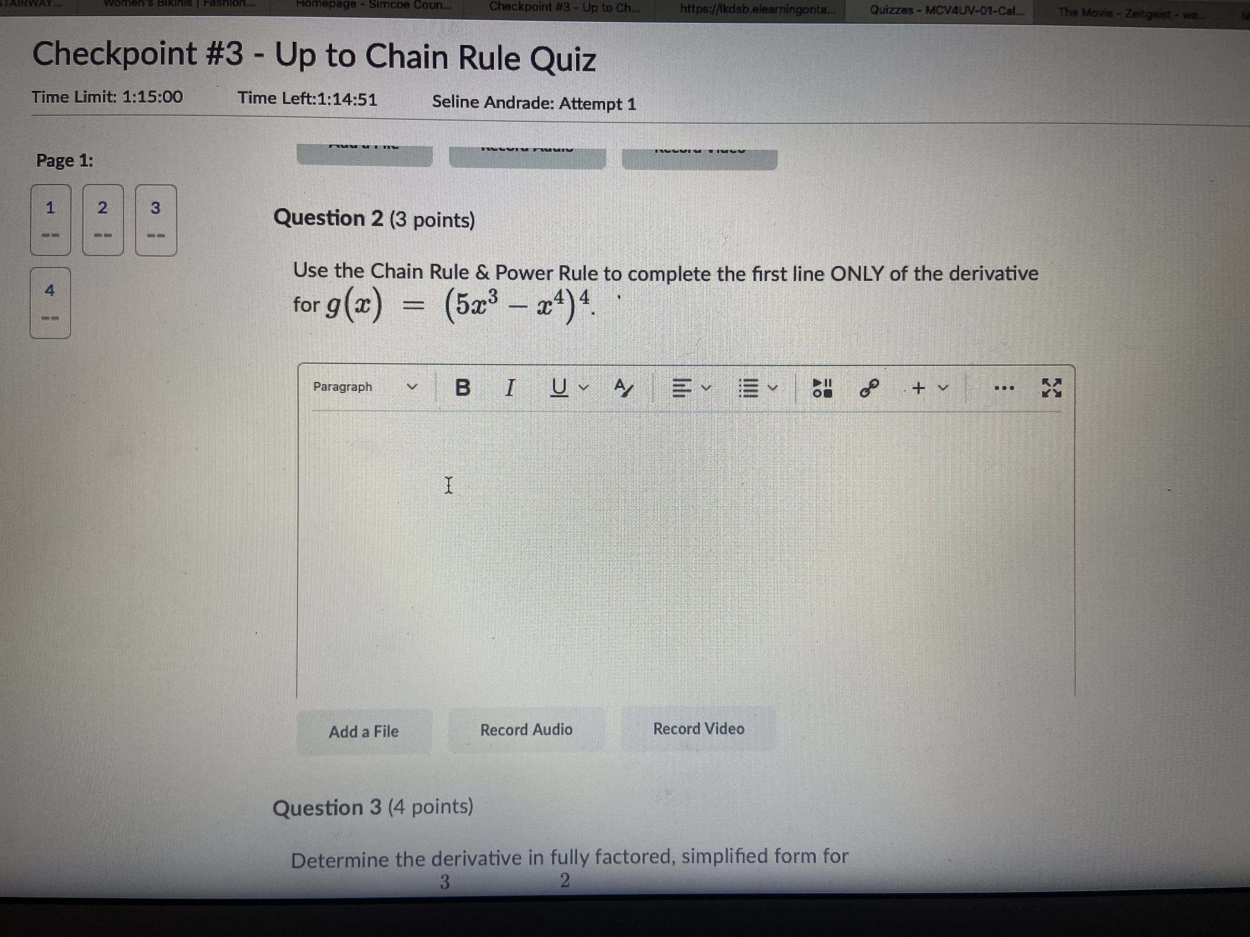 - 1)2 Paragraph BI U A E + Add a File Record