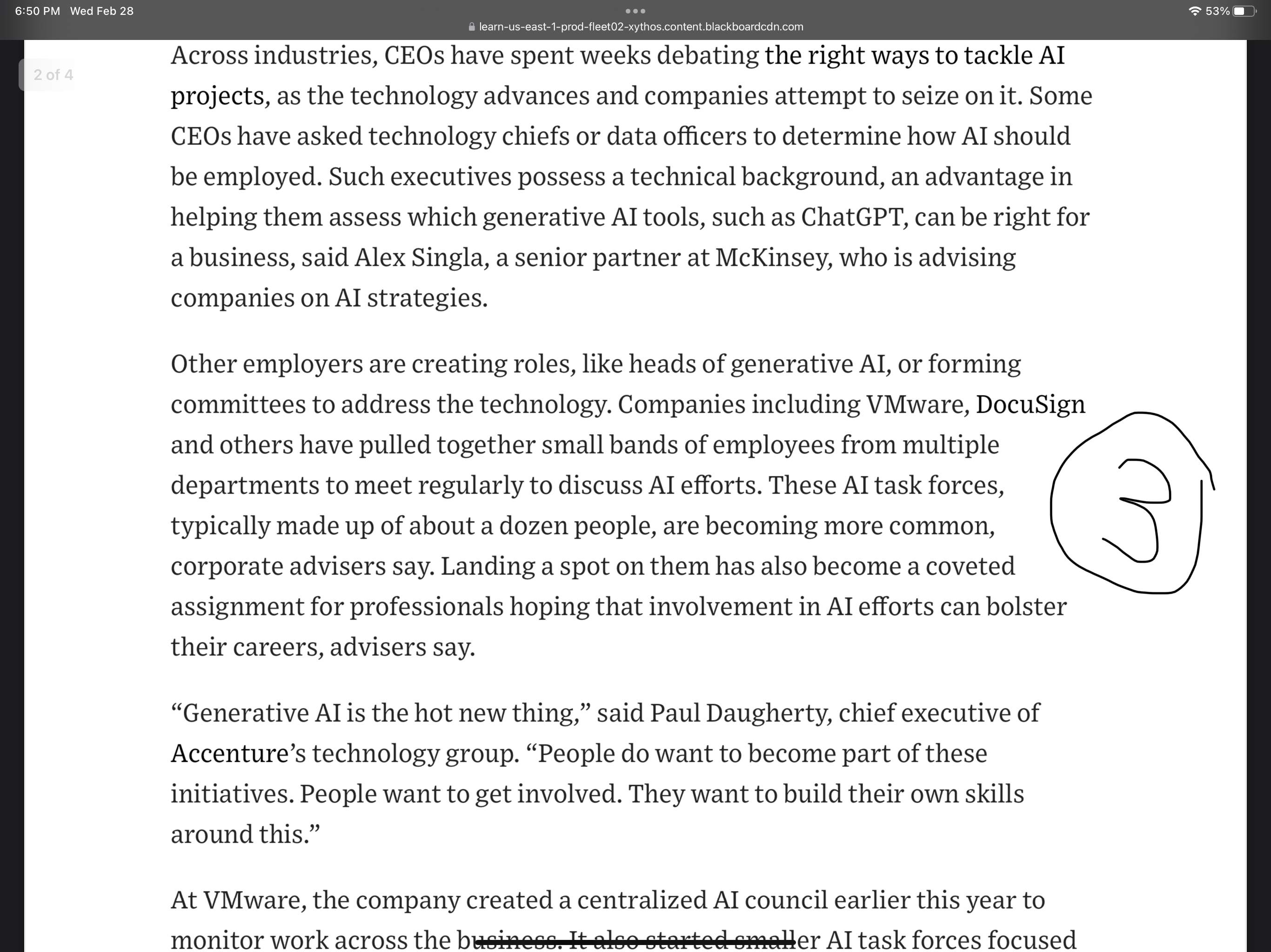 is the downside of centralizing experimentation with generative AI? Why is it