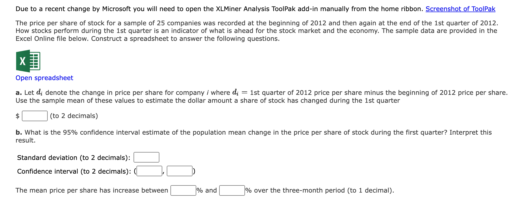 I need help analyzing and computing the data found in the attached