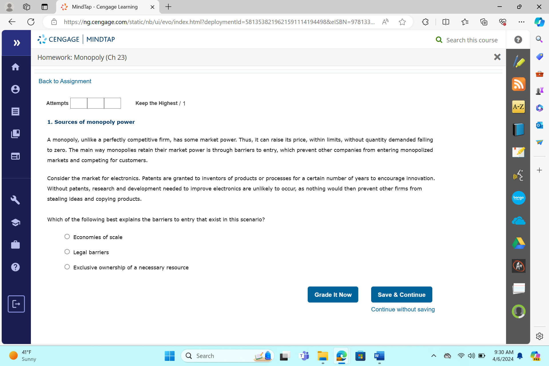  o {': MindTap - Cengage Learning X =+ - ) )