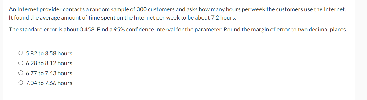 use the Internet. It found the average amount of time spent on