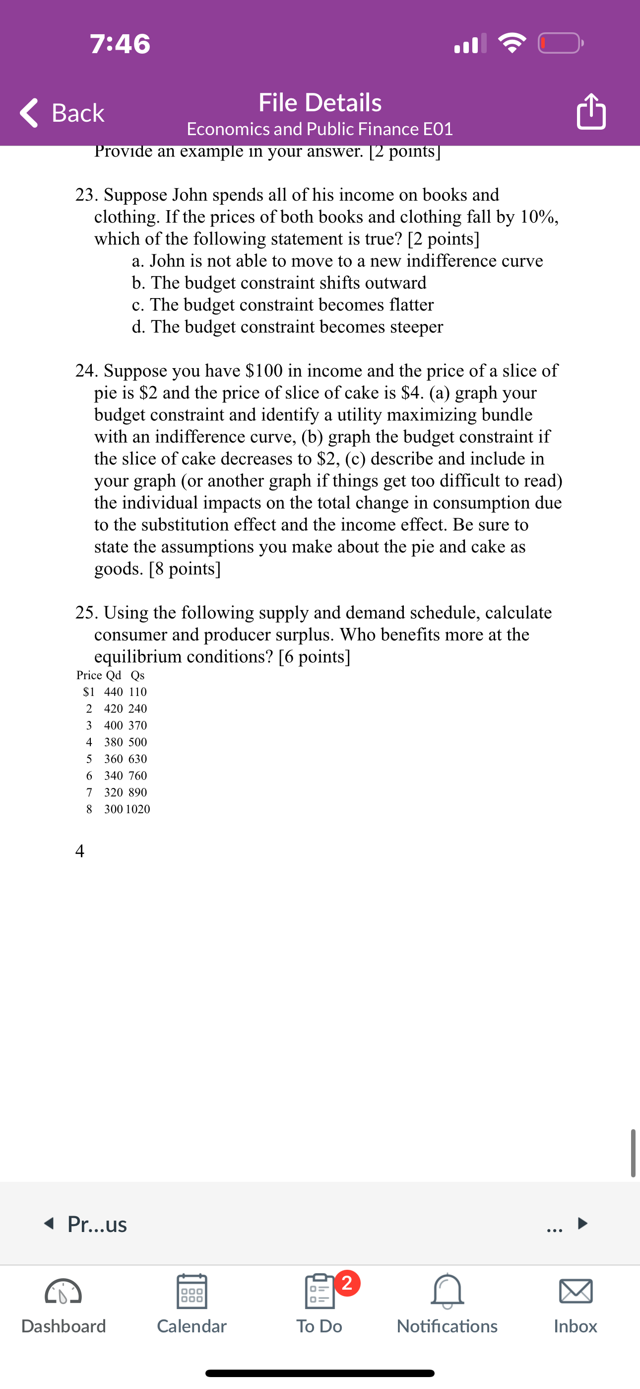 a price change always affect demand in the same direction. Explain. [2