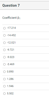 O 1.077 O 1.301 O 4.131 0 5.579 O 7.431Question 10 1