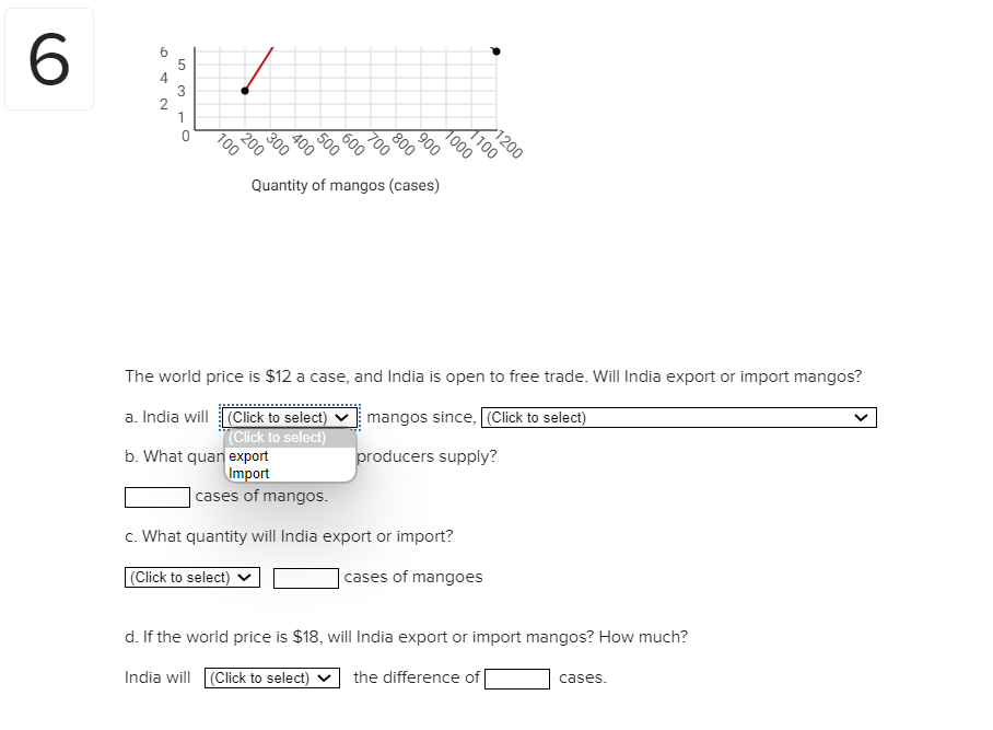 check mark for the correct answer and double click to empty the