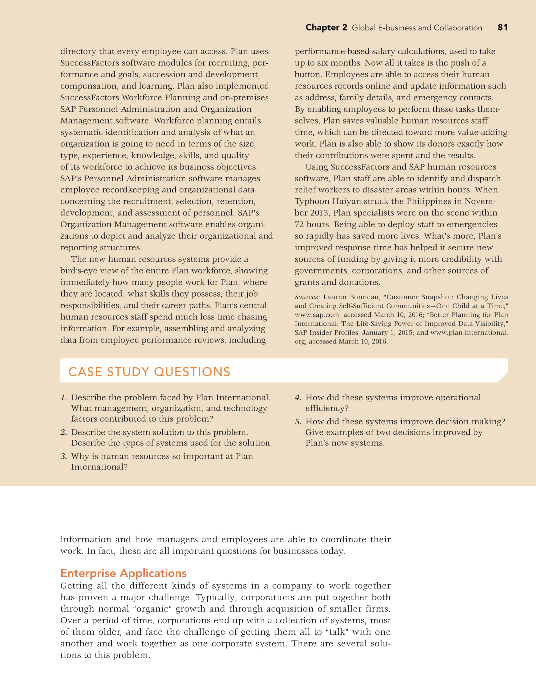 ORGANIZATIONS New Systems Help Plan International Manage Its Human Resources Founded in