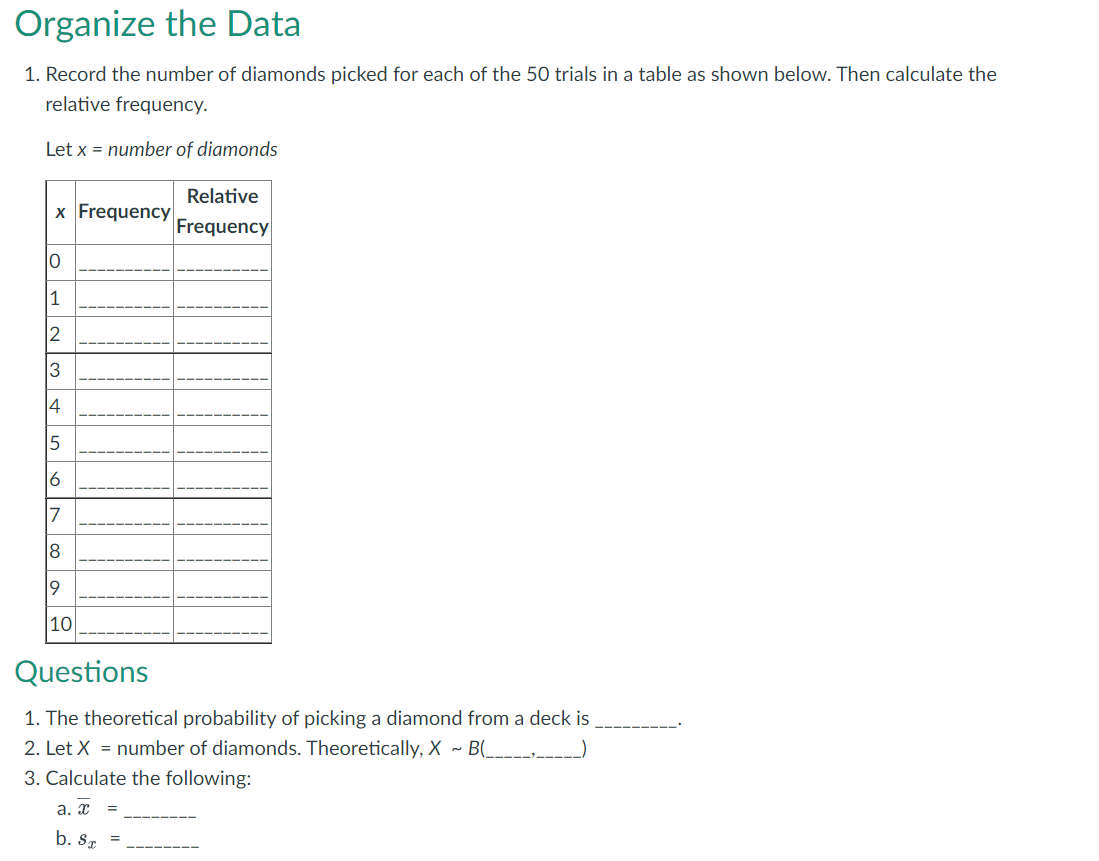 all your calculation for full credit. Then you will upload your report.