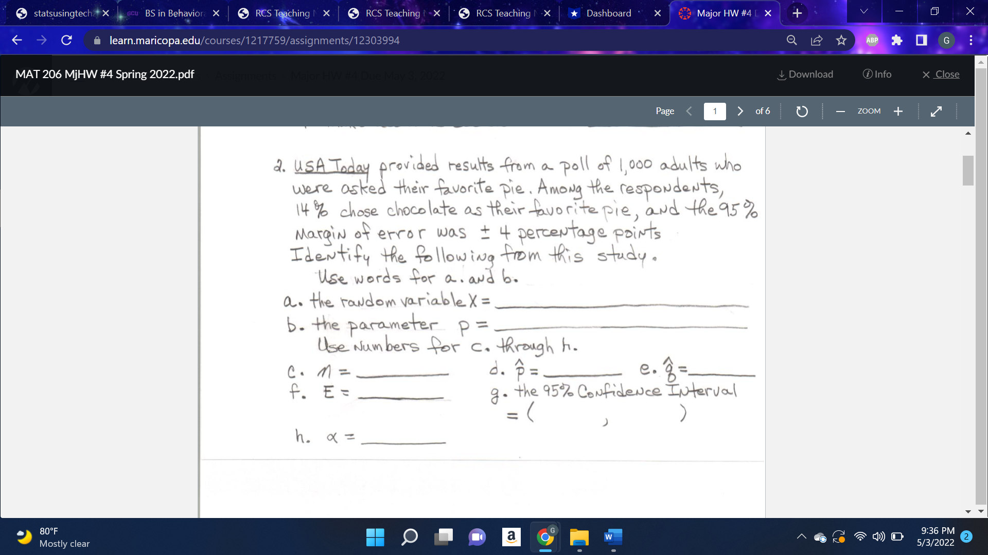  statsusingtech * x GCU BS in Behavior X RCS Teaching N