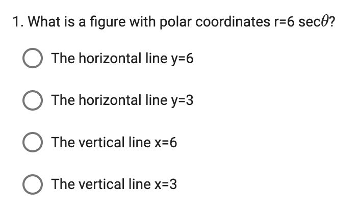 corresponding rectangular of the polar form of the complex number 2: :