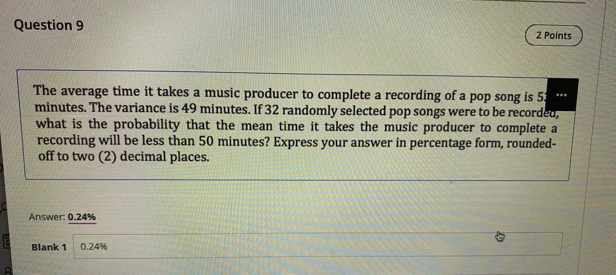 flight cancellations are 6.5 days. At 99% level of confidence, what is