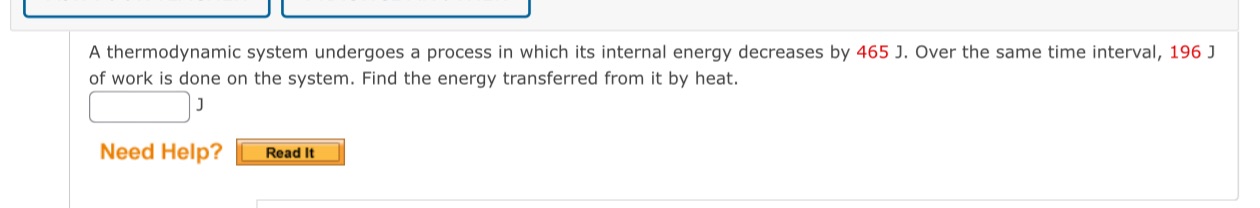 _ e A thermodynamic system undergoes a process in which its