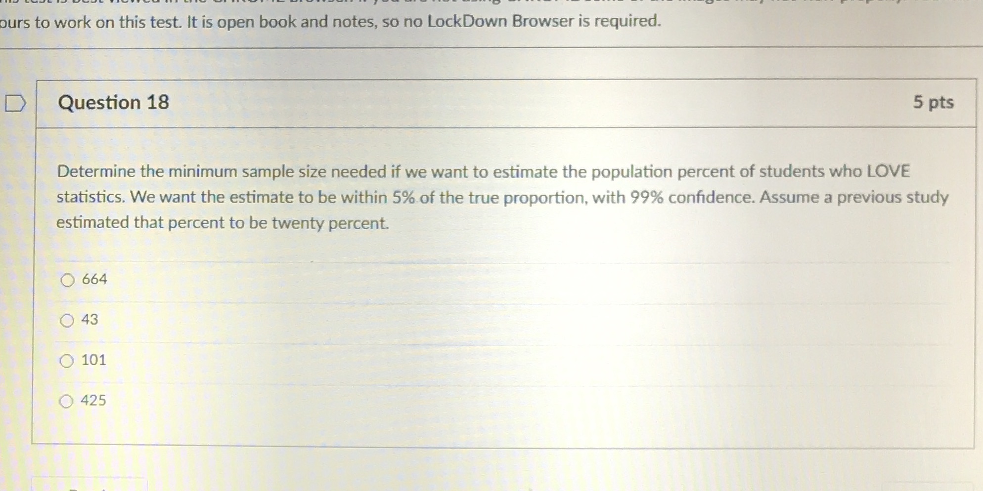 ours to work on this test. It is open book and