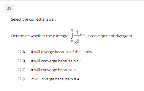 )dx using Simpson rule, where n = 4. O A. 0.905 O