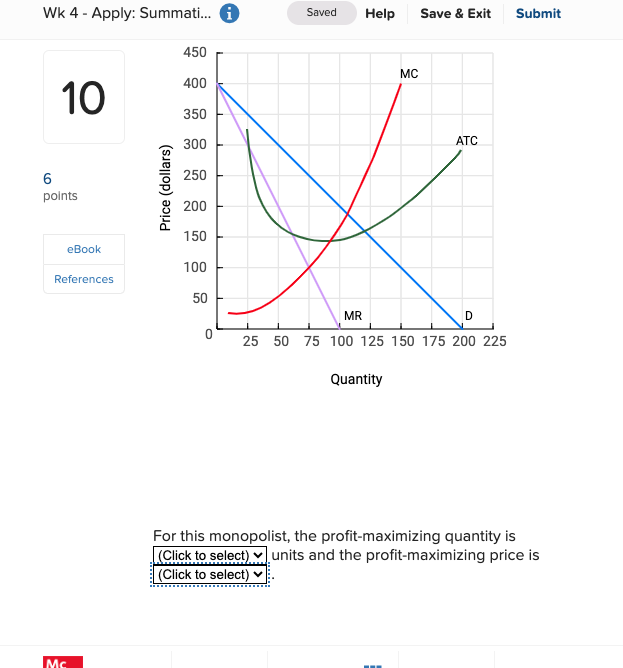 Wk 4 - Apply: Summati.. Saved Help Save & Exit Submit