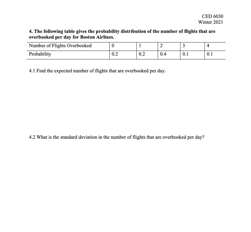sample space S, find the following probabilities. A B C D Totals