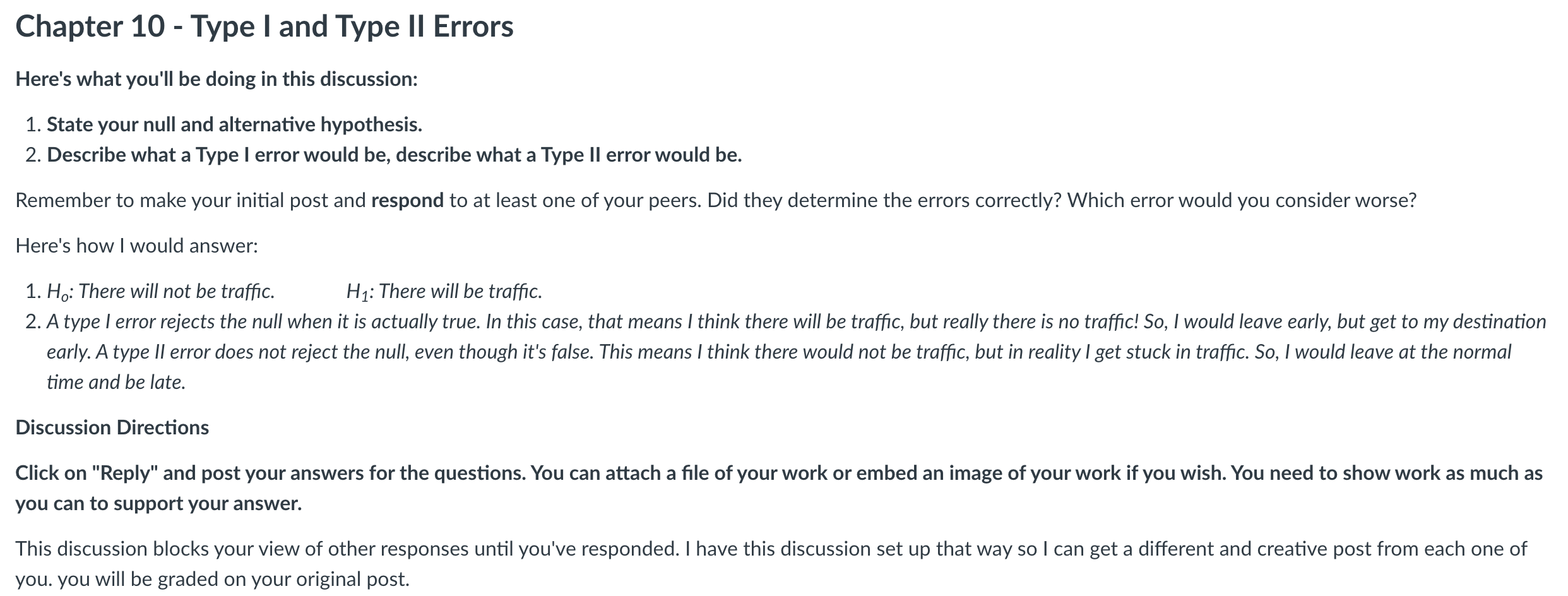  Chapter 10 - Type I and Type II Errors Here's what