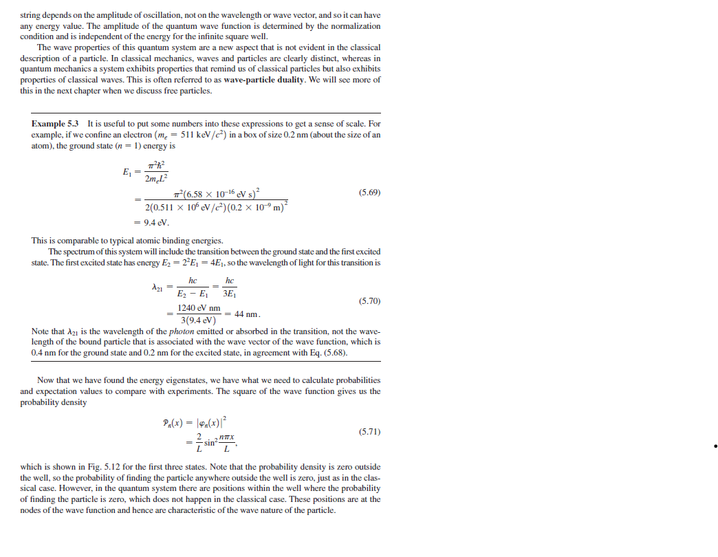 (e) Suppose you measure the energy of the particle at time t.