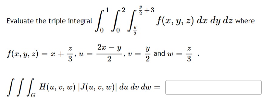 y = 2 This can be done directly with a tedious computation,