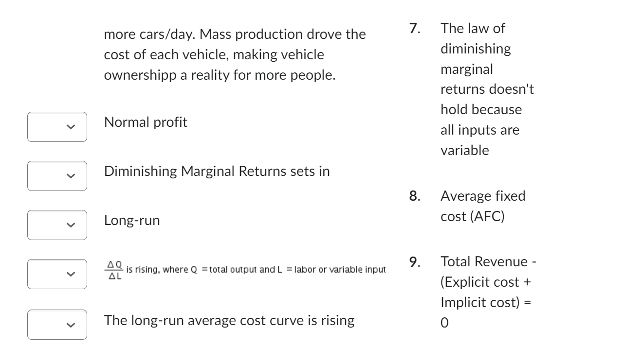 etc listed on the left. i, =ATC . AVE AQ AQ 2.