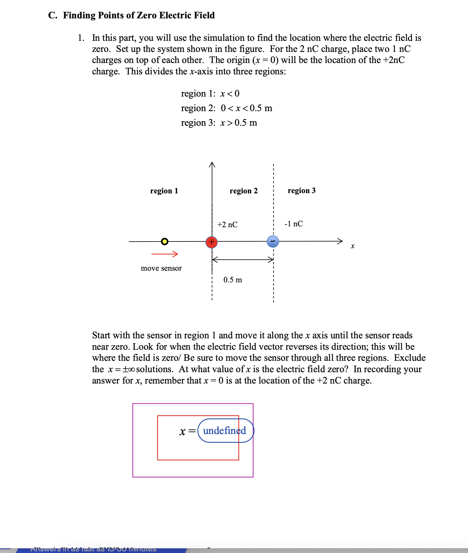 and "Grid". Check the distance scale at the bottom. Place two +1