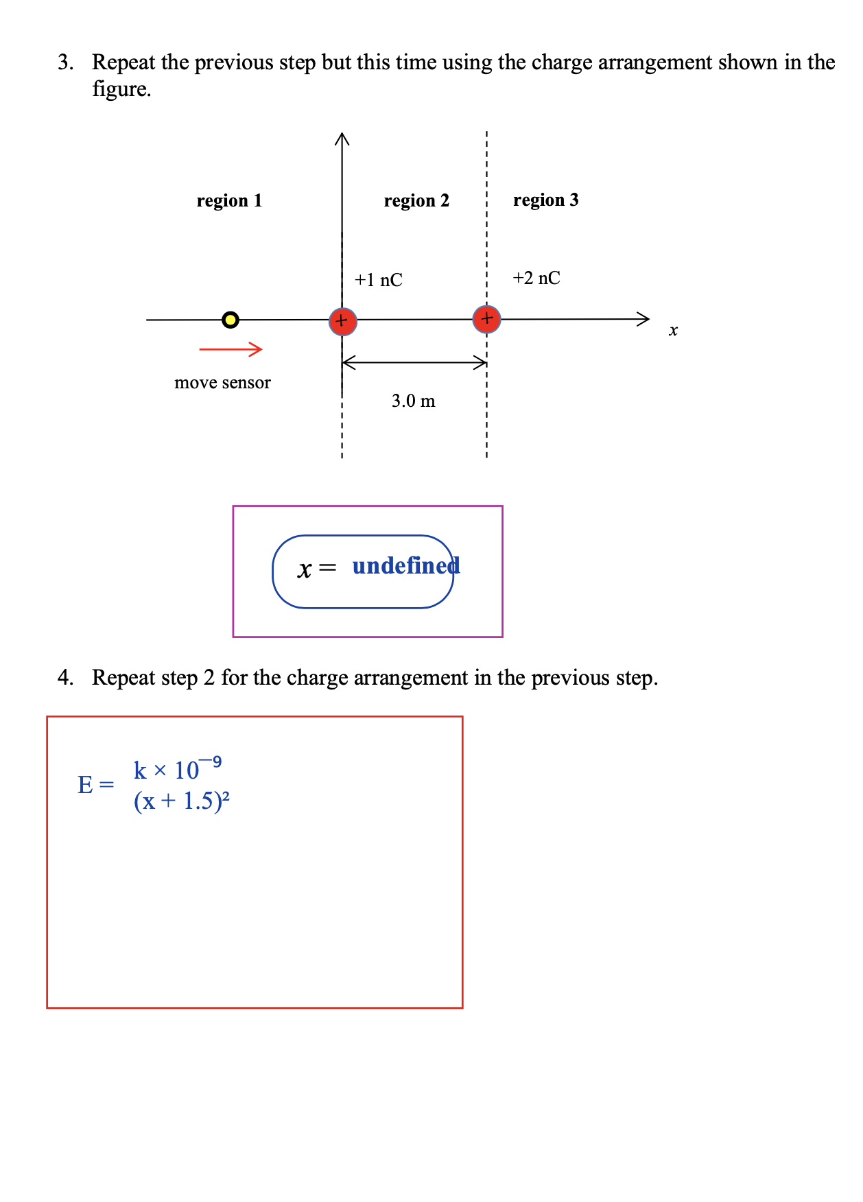 Field Direction only Voltage Values Grid Inc Inc X X- -2.0m X