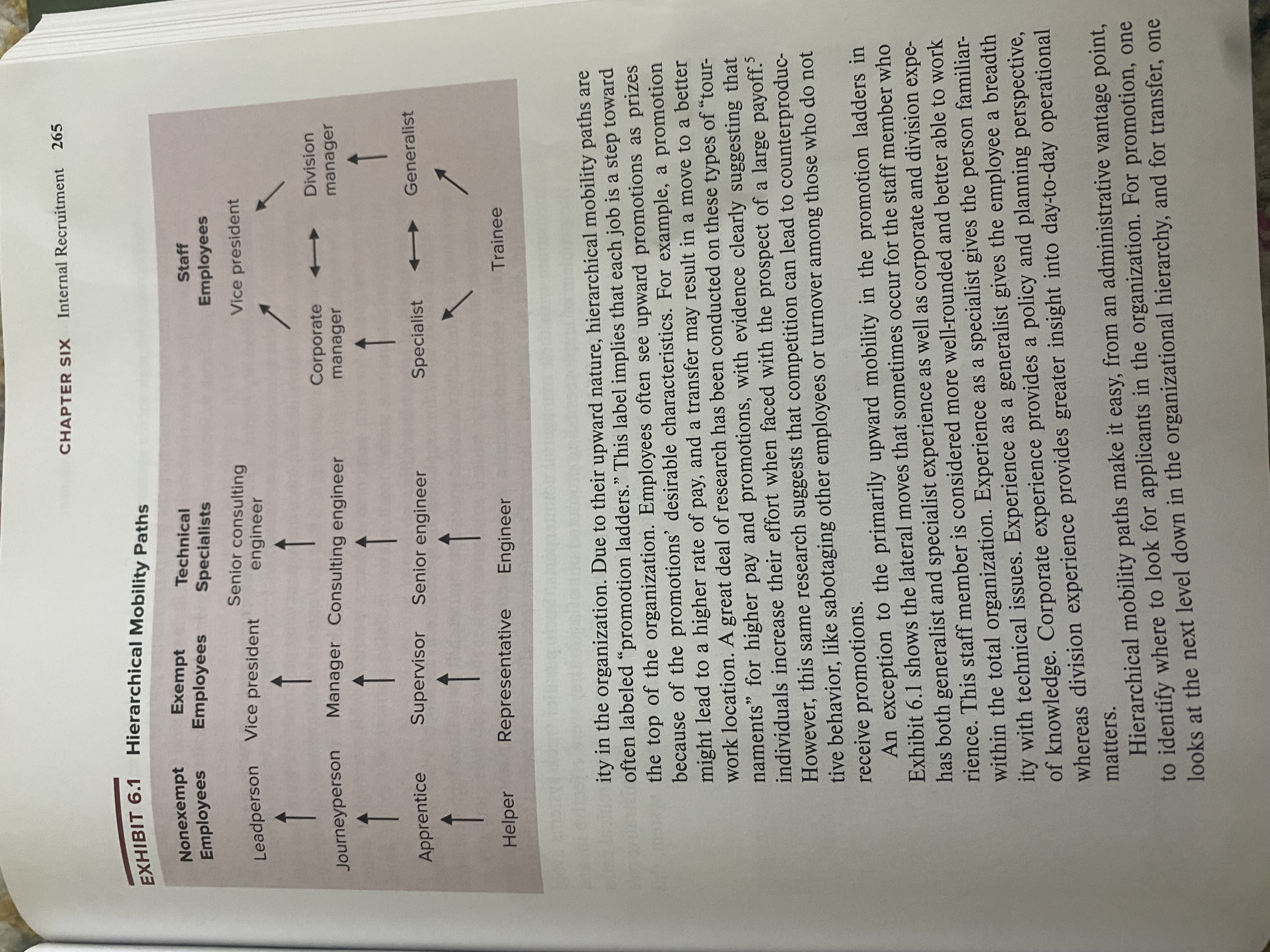 mobility differ in organizations with innovative/alternative career paths? List three innovative/alternative career