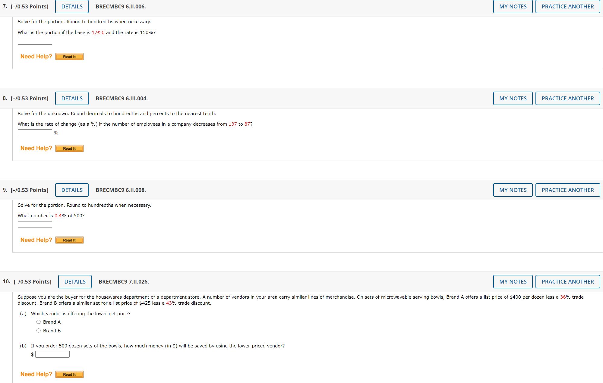 inventory was taken at the end of the month, there were goo