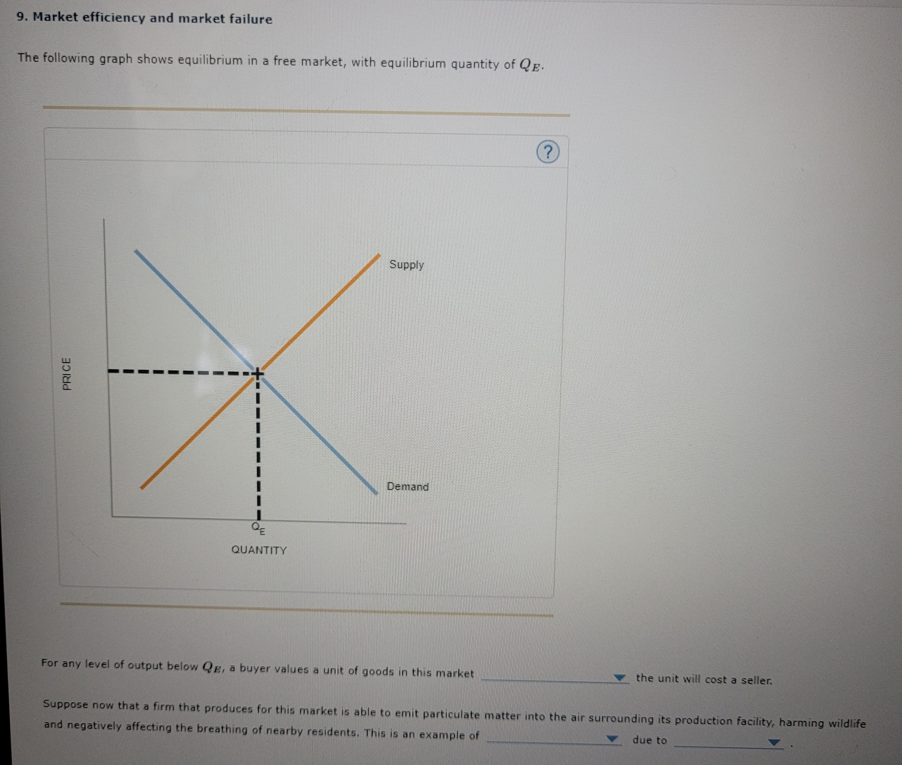 producer surplus, or neither. Consumer Producer Statement Surplus Surplus Neither Even though