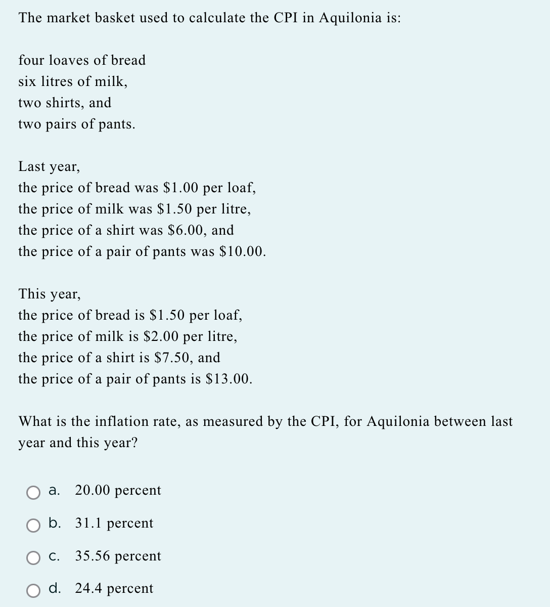 O . graph D () d. graph B Figure 4-6 Price D