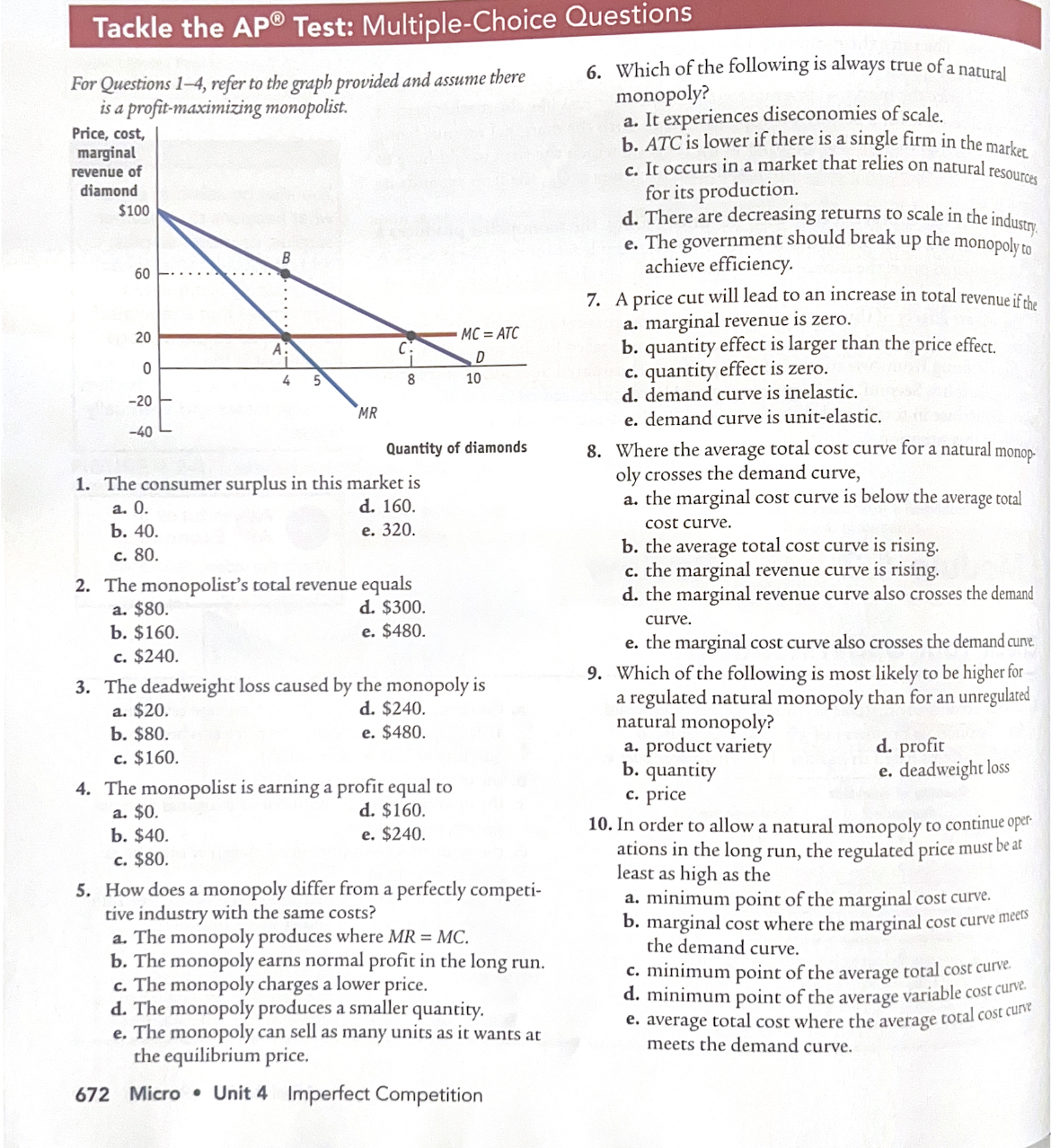questions. Please help me with Module 4.2 Page 672 Questions 1 -