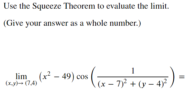 Please help with practice questions 1, 2, and 3.1. Use the Squeeze