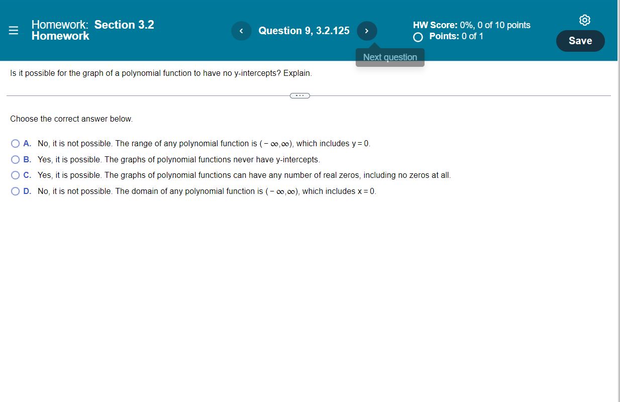 given graph. -10 -5 The polynomial is (Type an expression using x