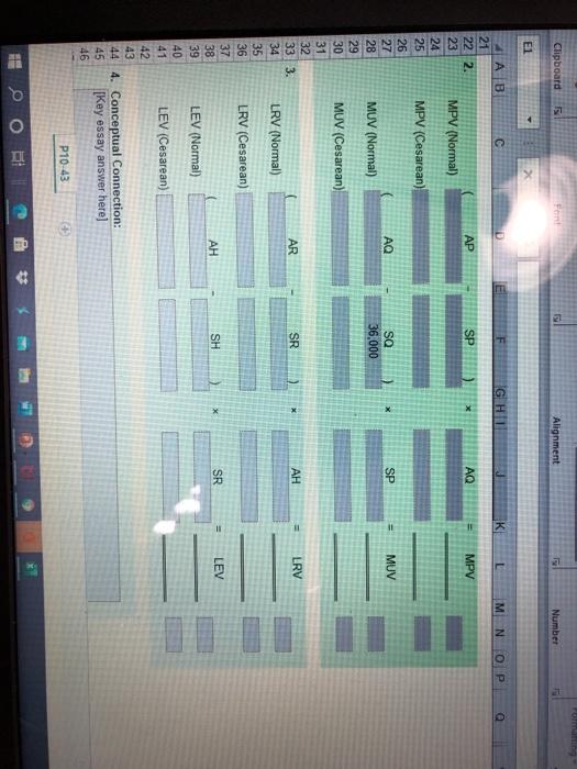 formulas in the shaded cells. An asterisk (") will appear in the