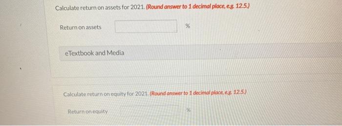 sheet data are as at December 31. 2021 2020 Net sales Profit