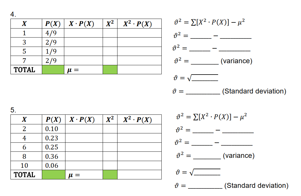 X . P(X) X2 X2 . P(X) 92 = [[X2 . P(X)]