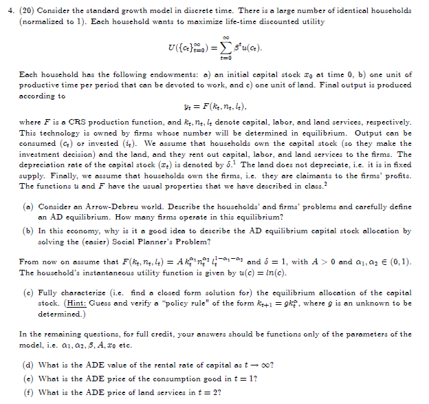 lnc. She receives an exogenous ow of income If and can borrow