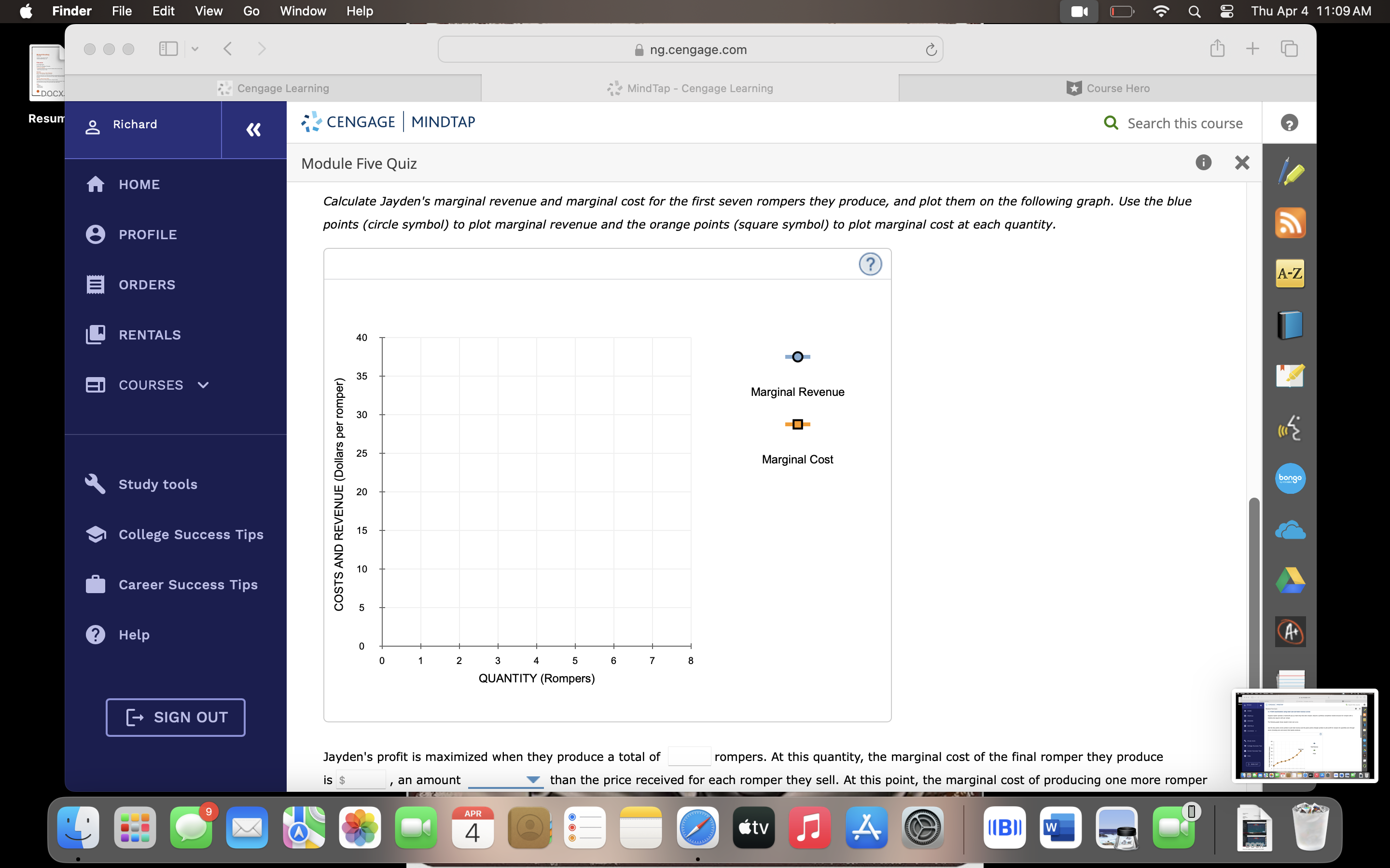 @ ng.cengage.com LERT LT :W CENGAGE ' MINDTAP Q search this course