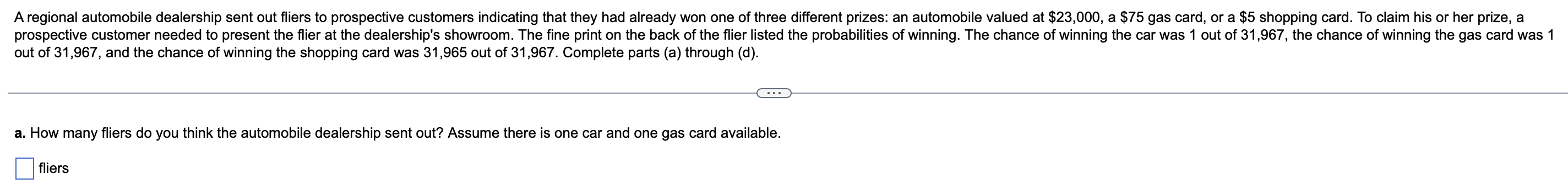 standard deviation for each distribution. 6. Compare the results of distributions A