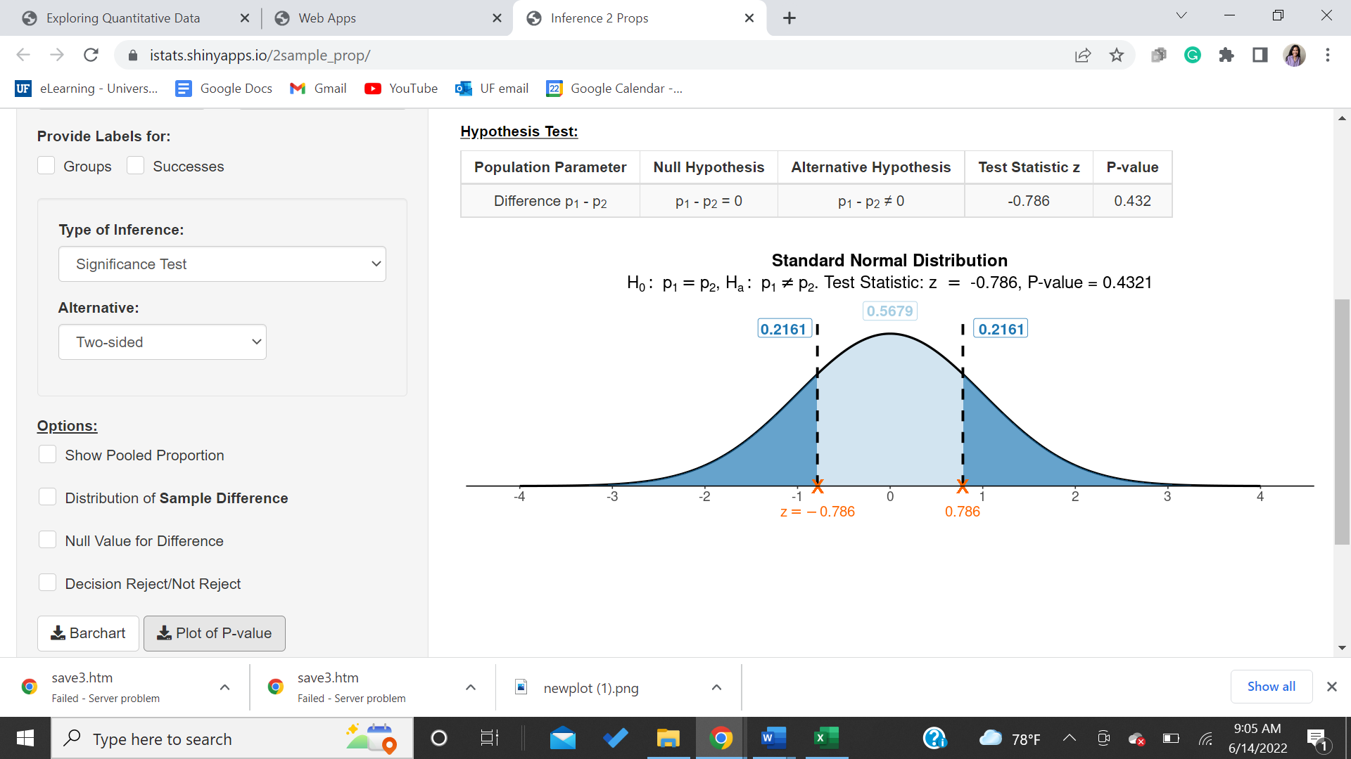  Exploring Quantitative Data X Web Apps X Inference 2 Props X