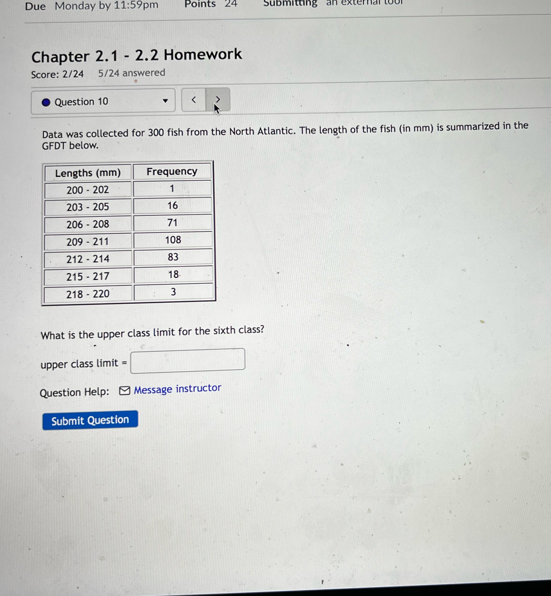 Due Monday by 11:59pm Points 24 Submitting Chapter 2. 1 -