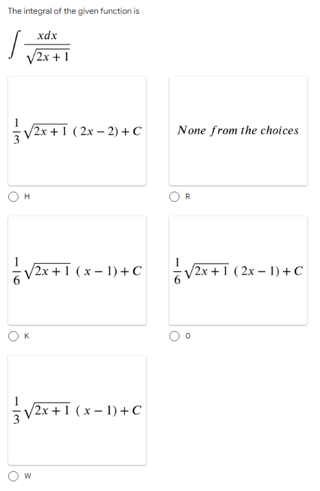 is equal to -3 None of the choices O R OK N