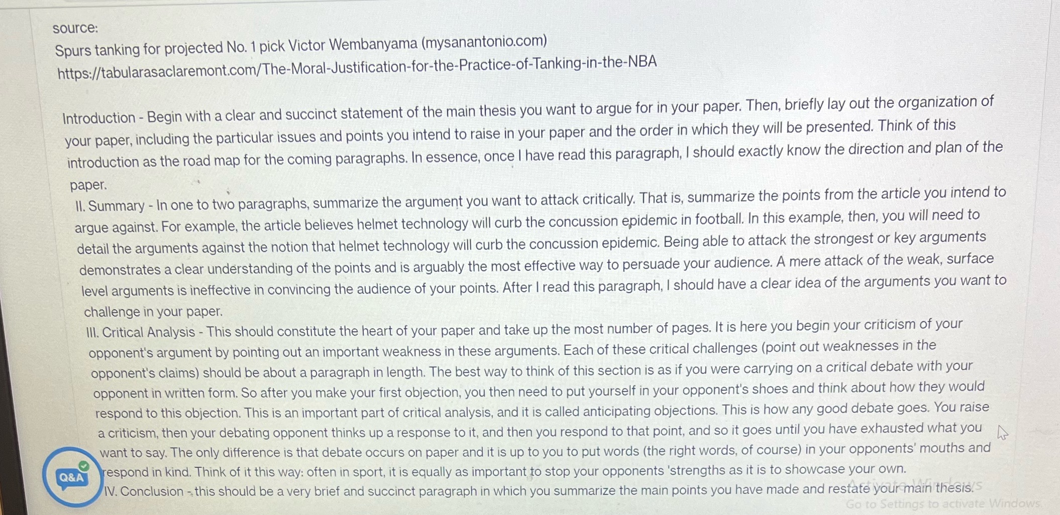  source: Spurs tanking tor projected No. 1 pick Victor Wembanyama (mysanantoniocom)