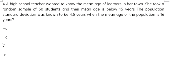 u, and on the following problems, 1. There average age of private