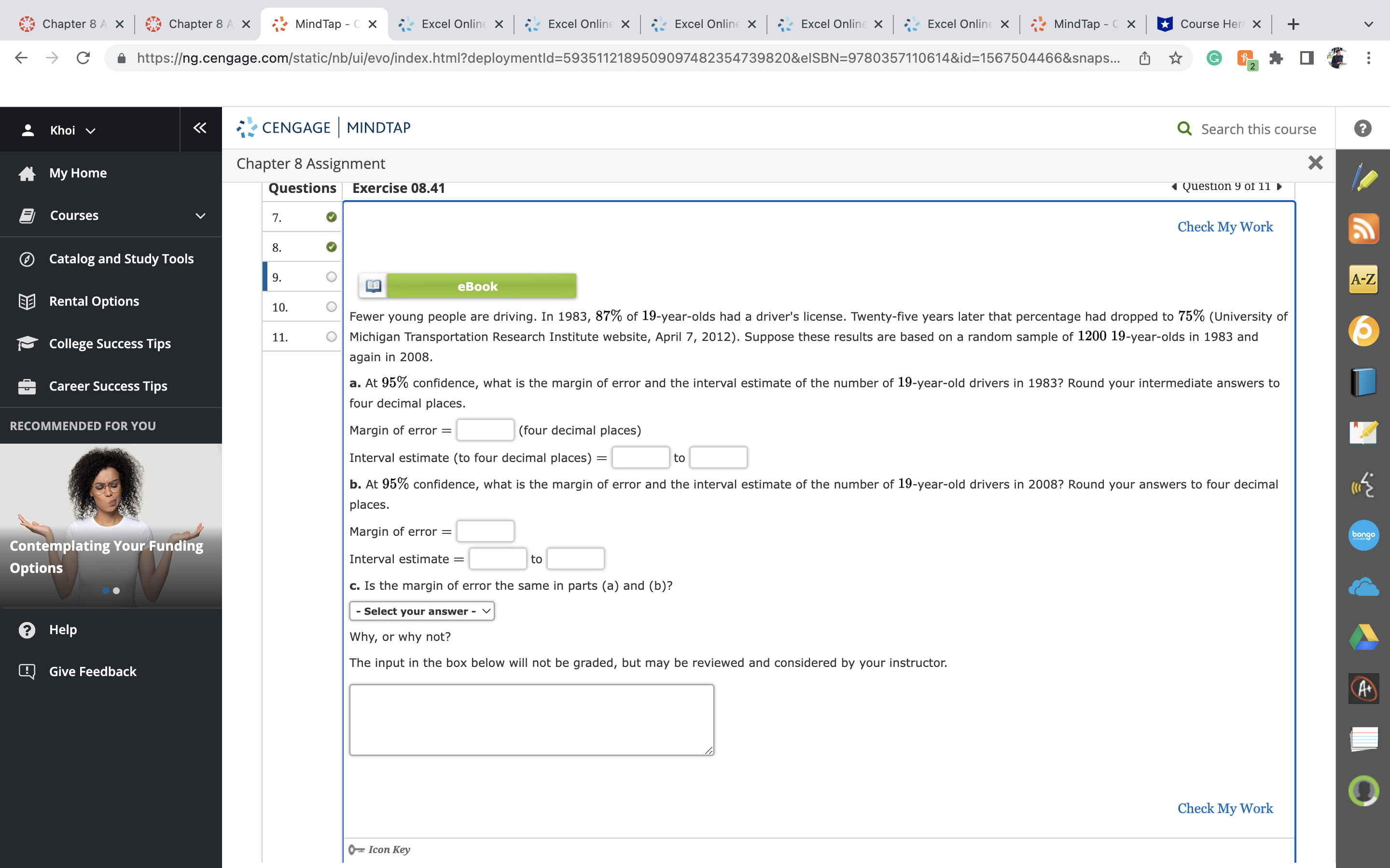  Chapter 8 A X Chapter 8 A X MindTap - C