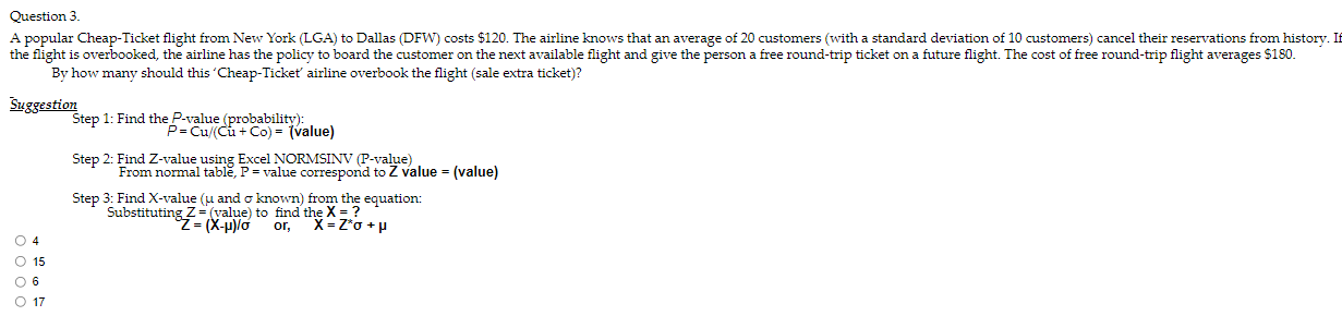 Please provide a clear step by step solution. Thank you!! Question 3.