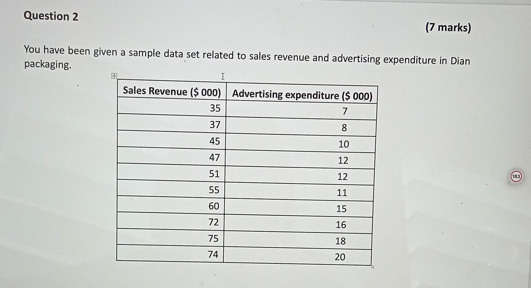Please answer with all working and formula clearly Question 2 (7 marks)