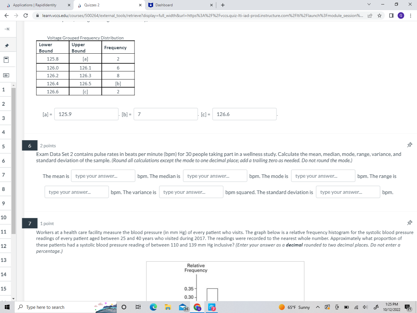  Applications | RapidIdentity x _ Quizzes 2 * *Dashboard X +