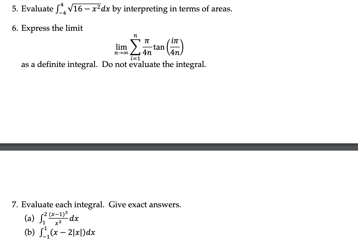 Please provide steps and explanations if possible. 5. Evaluate J V16 -