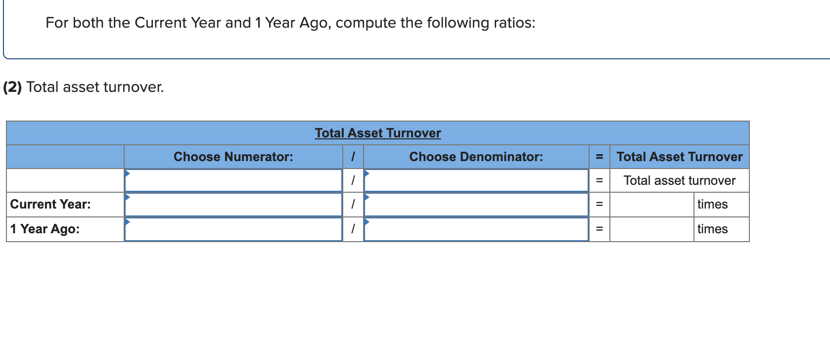 Simon Company's yearend balance sheets follow. At December 31 Current Yr 1