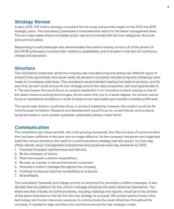 organization. The names and the content have been maodified for illustrative purposes.